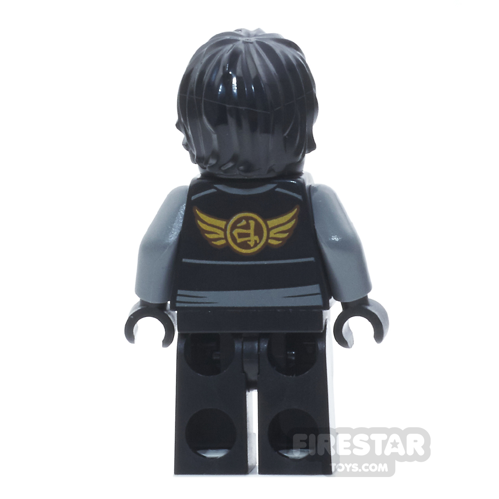 additional image for LEGO Ninjago Mini Figure - Cole - Skybound, Ghost, with Hair