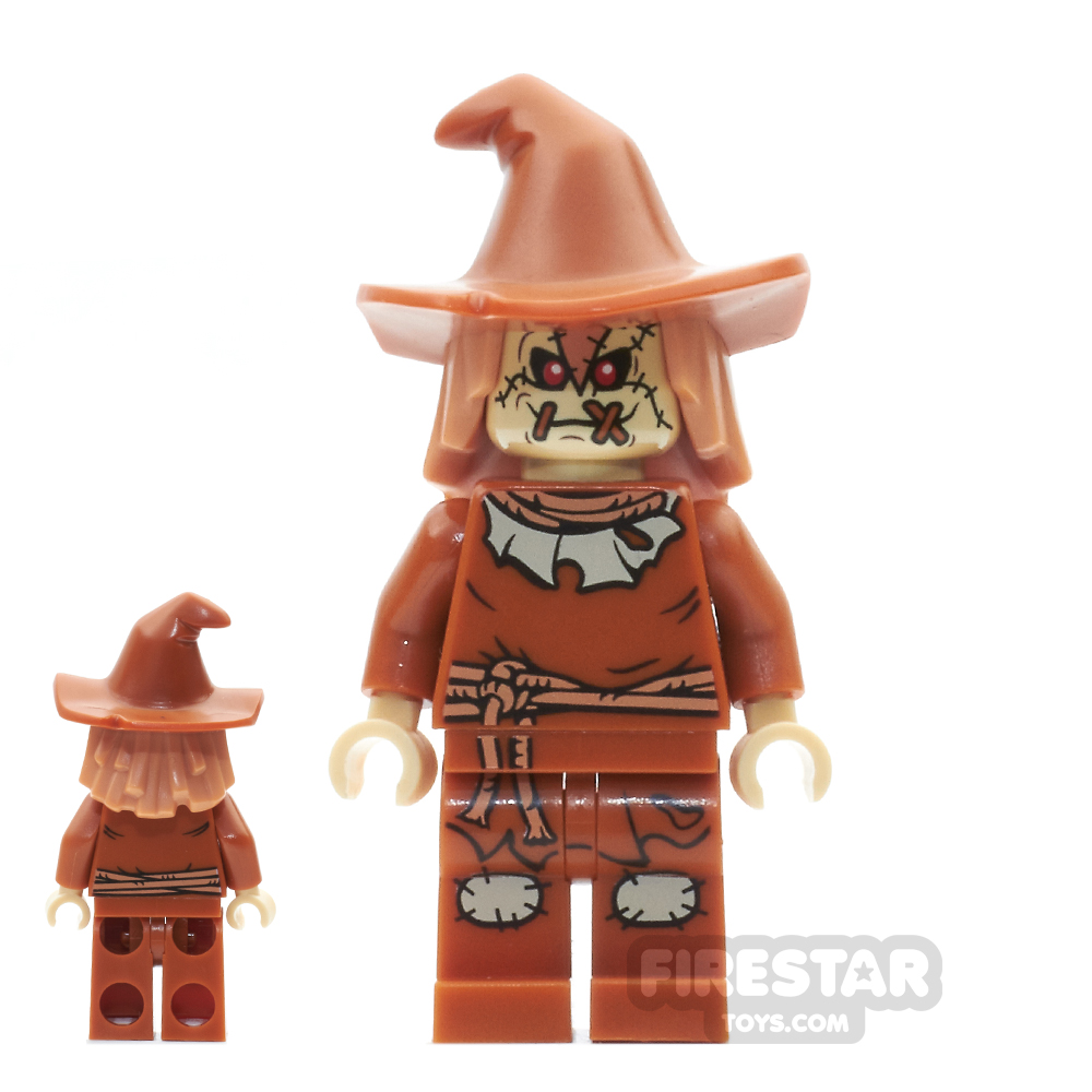 additional image for LEGO Super Heroes Mini Figure - Scarecrow - Hat with Dark Orange Hair