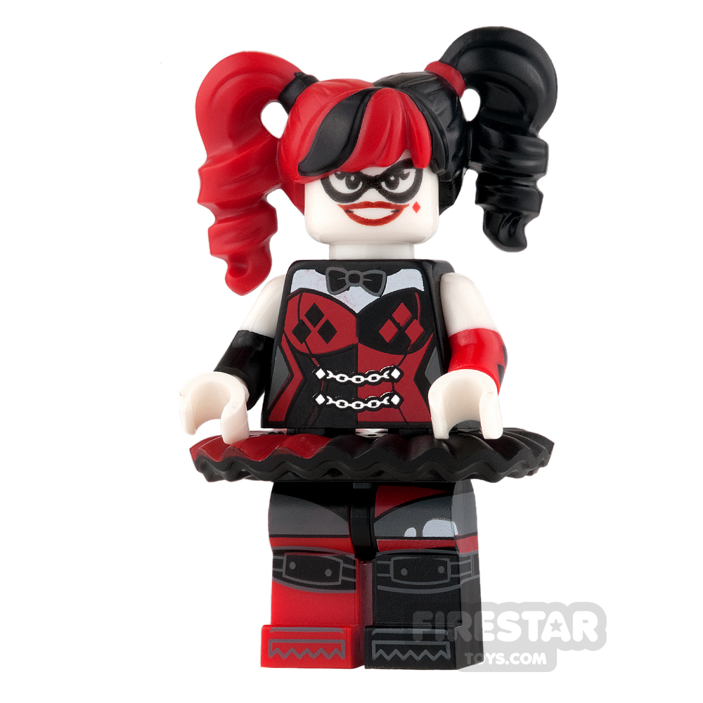 additional image for LEGO Super Heroes Mini Figure - Harley Quinn - Pigtails and Skirt