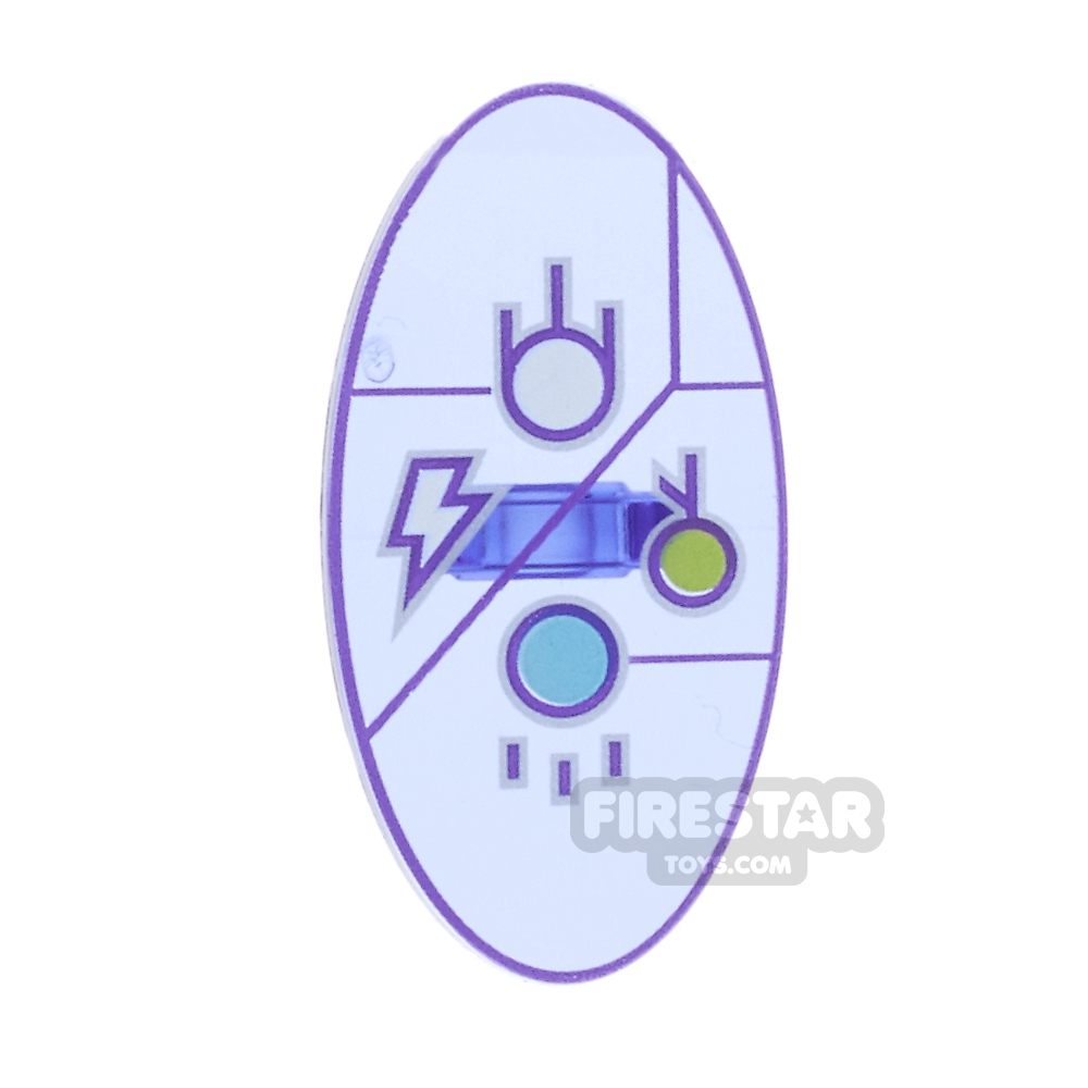 additional image for LEGO - Oval Shield with Dimensions Keystone Symbol Design 4
