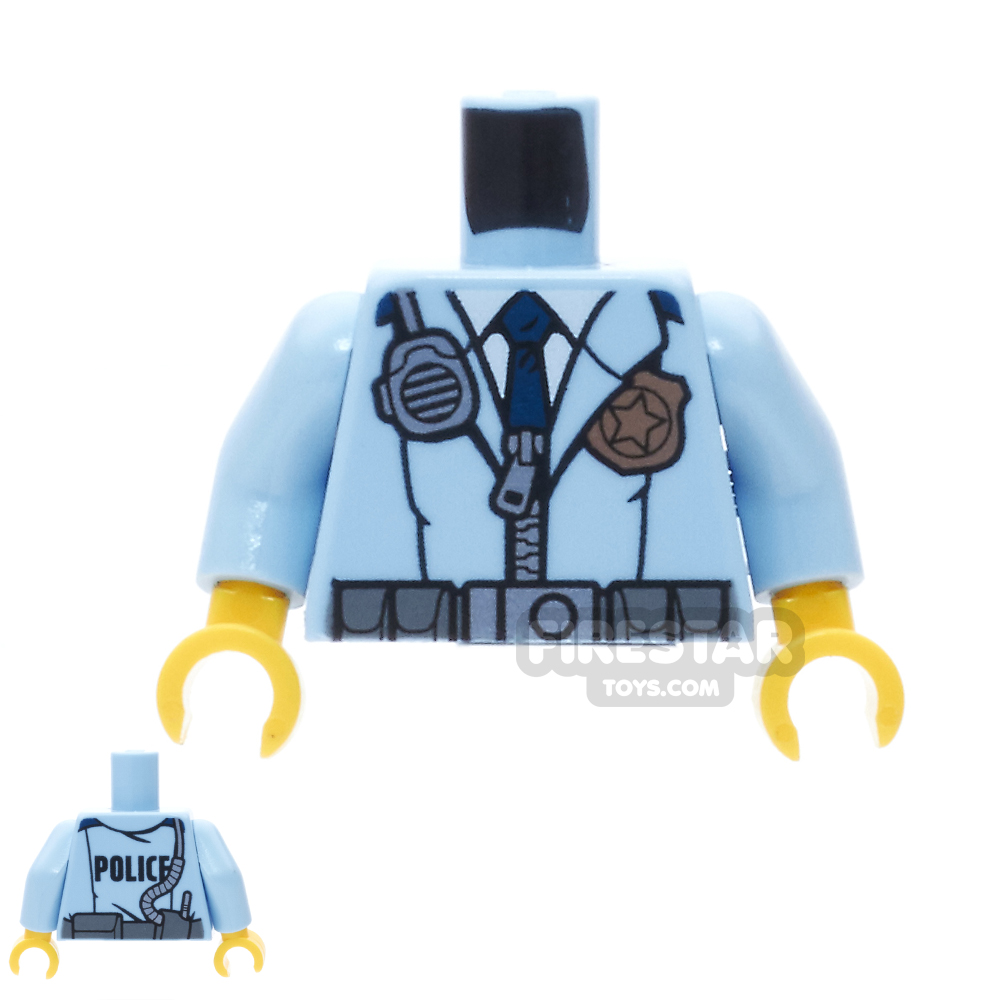 additional image for LEGO Mini Figure Torso - Police Shirt with Radio