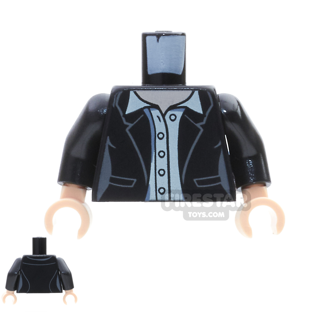 additional image for LEGO Mini Figure Torso - Lois Lane -  Open Jacket And White Shirt
