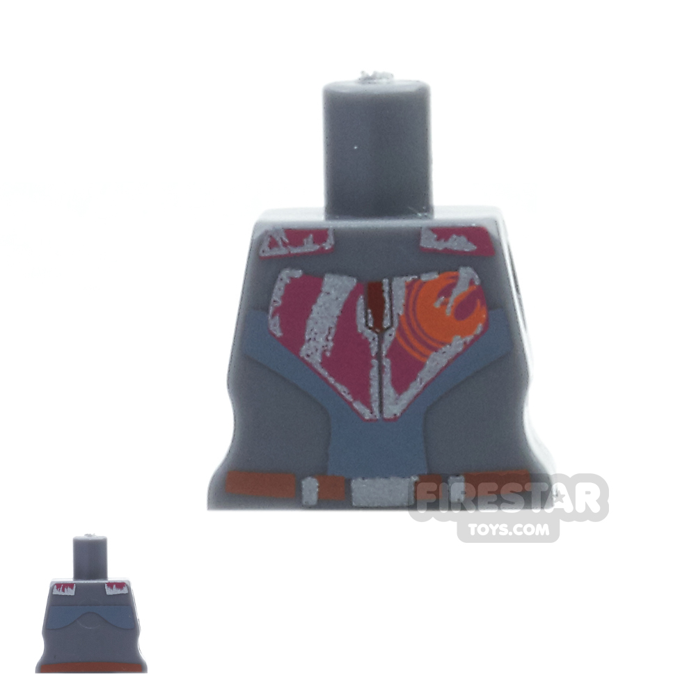 additional image for Arealight Mini Figure Torso - Rebel - Dark Gray