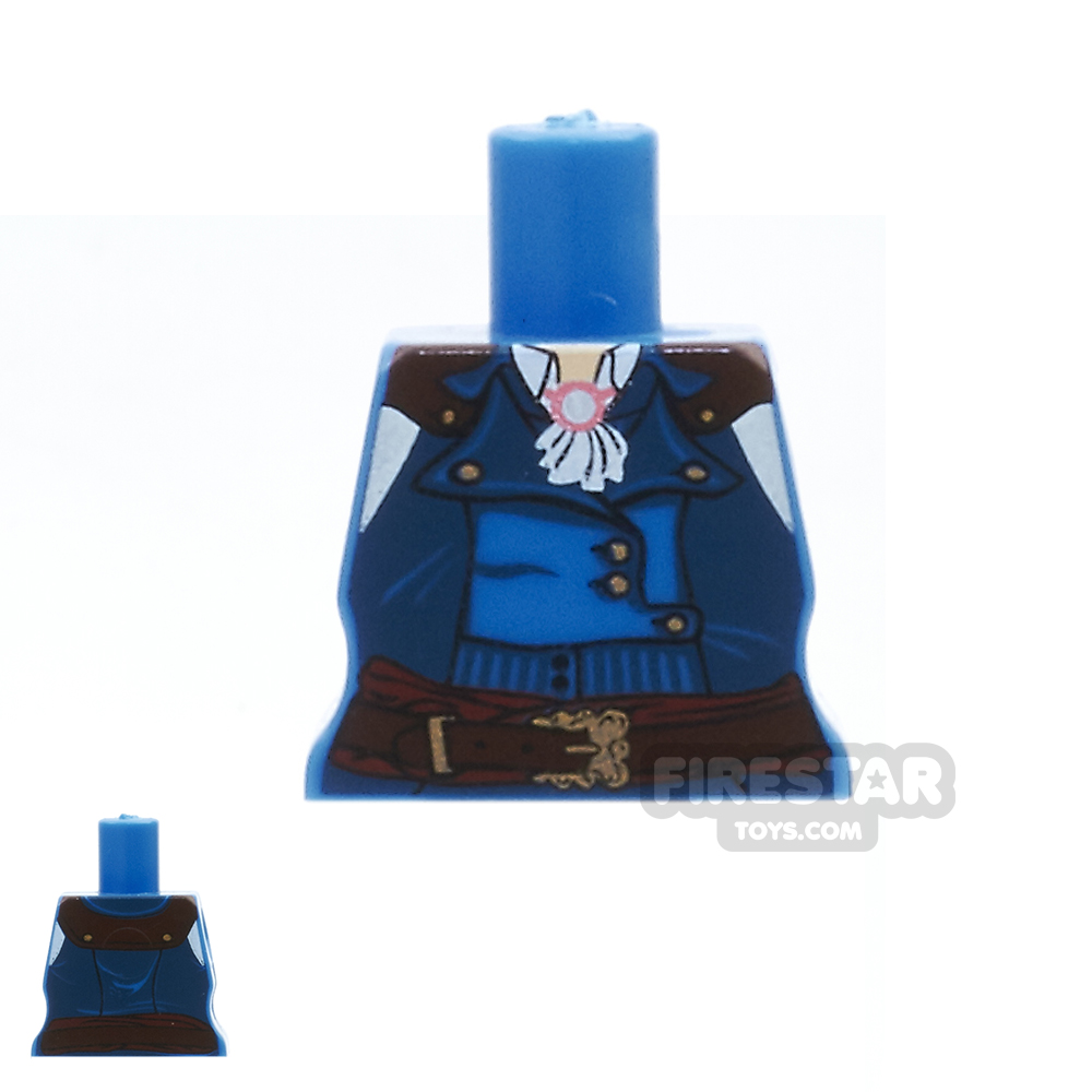 additional image for Arealight Mini Figure Torso - Revolter's Coat - Blue