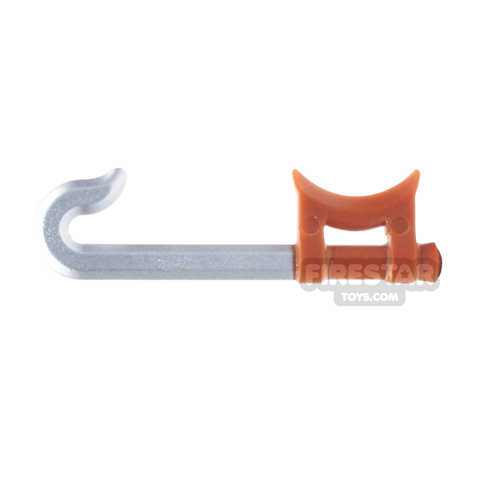 additional image for BrickForge - Hook Sword - Silver and Orange