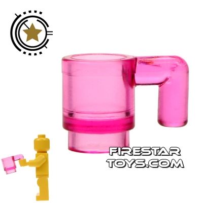 LEGO - Cup - Transparent Dark Pink