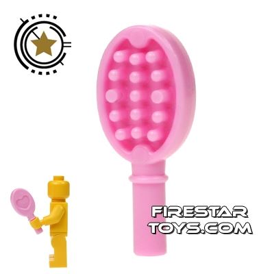 New LEGO Lot of 2 Dark Pink Friends Minifigure Hairbrush Accessory Piece