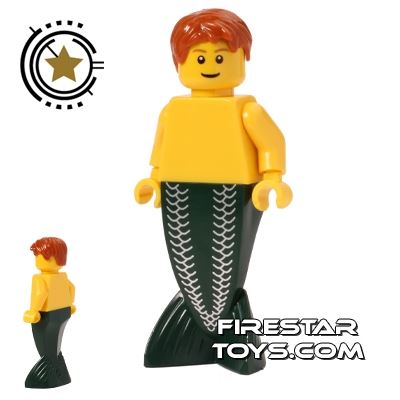 Nr.3195 Lego pi140 Minifig Piraten Merman Meermann  aus Set 9349 2011 