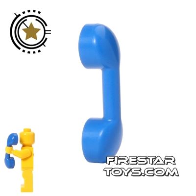 LEGO - Telephone Handset - Blue MEDIUM AZURE