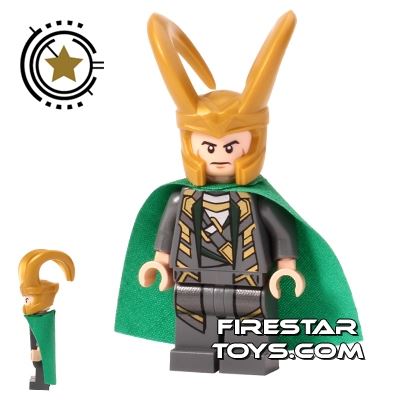LEGO Super Heroes Mini Figure - Loki - Green Cape