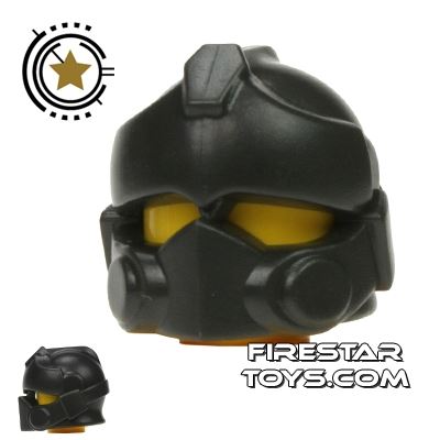 BrickWarriors - Resistance Trooper Helmet - Charcoal CHARCOAL