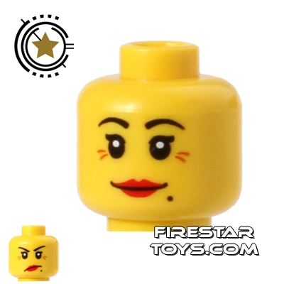 LEGO Mini Figure Heads - Beauty Spot