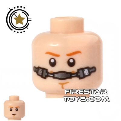 LEGO Mini Figure Heads - Obi-Wan Kenobi - Breathing Apparatus LIGHT FLESH