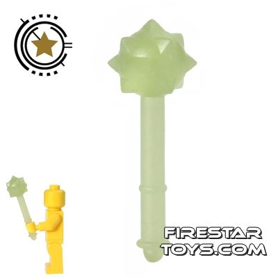 BrickForge - Spiked Mace - Glow in the Dark Trans Green GLOW IN THE DARK TRANS
