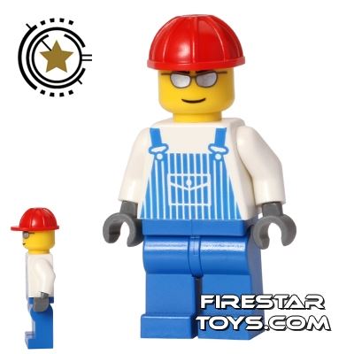 LEGO City Mini Figure - Overalls and Sunglasses 