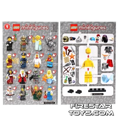 LEGO - Minifigures Series 9 Collectable Leaflet 