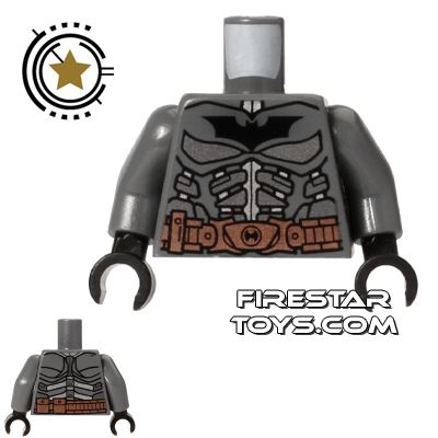 LEGO Mini Figure Torso - Batman - Dark Gray Suit DARK BLUEISH GRAY