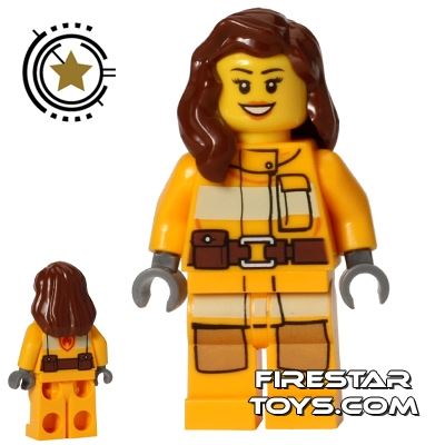 LEGO City Mini Figure ï¿½ Fire - Long Hair 