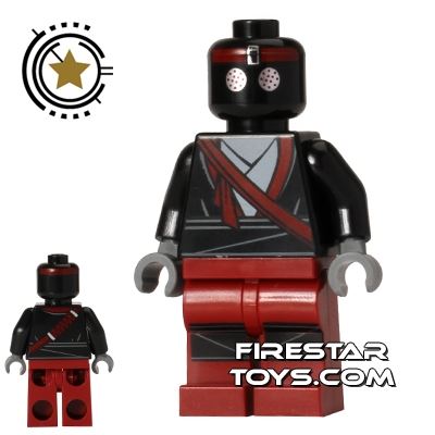 LEGO Teenage Mutant Ninja Turtles Mini Figure - Foot Soldier - Dark Red Outfit 