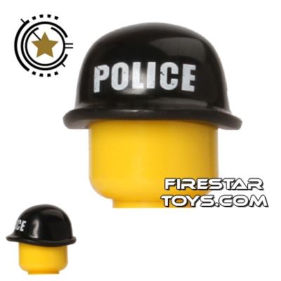 BrickForge Soldier Helmet Police BLACK
