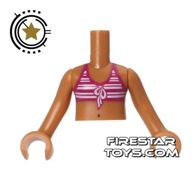 LEGO Friends Mini Figure Torso - Bikini Top MAGENTA
