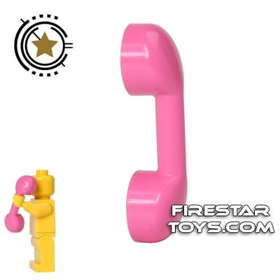 LEGO - Telephone Handset - Dark Pink
