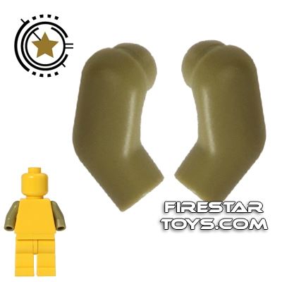 LEGO Mini Figure Arms - Pair - Olive Green