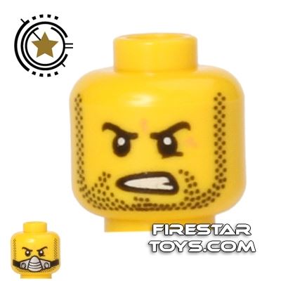 LEGO Mini Figure Heads - Galaxy Squad - Billy Starbeam YELLOW