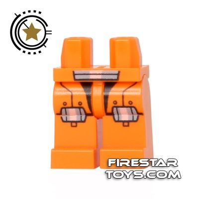LEGO Mini Figure Legs - Galaxy Squad Robot Armour - Orange ORANGE