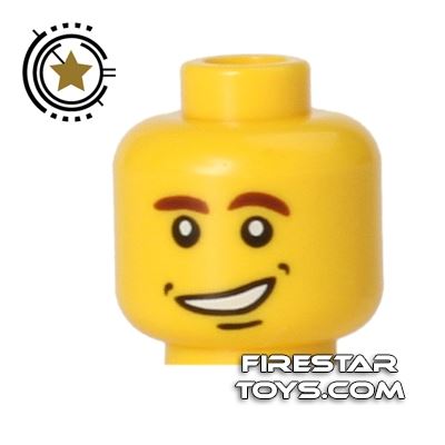 LEGO Mini Figure Heads - Open Smile