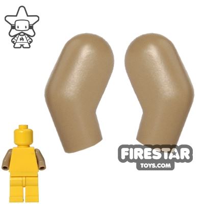 LEGO Mini Figure Arms - Pair - Dark Tan DARK TAN