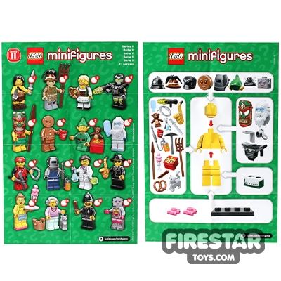 LEGO - Minifigures Series 11 Collectable Leaflet