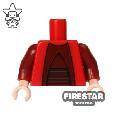 LEGO Mini Figure Torso - Star Wars - Chancellor Palpatine RED