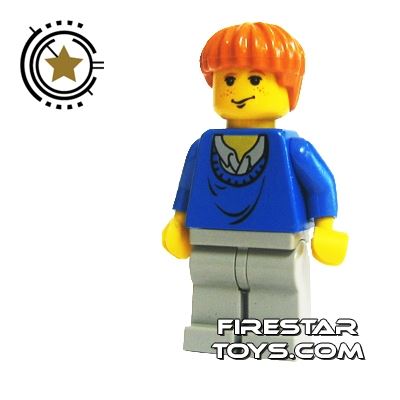 LEGO Harry Potter Mini Figure -  Ron Blue Jumper 