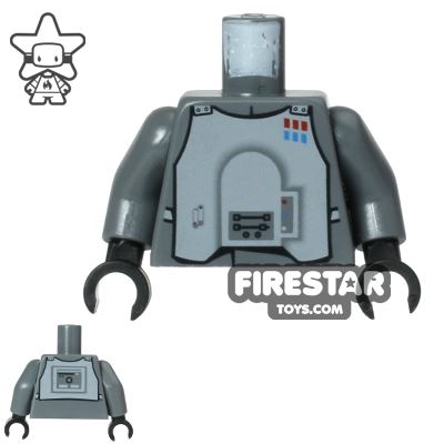 LEGO Mini Figure Torso - Star Wars Imperial Officer - Hoth DARK BLUEISH GRAY