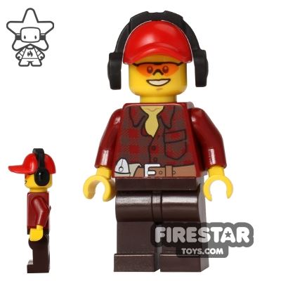 LEGO City Mini Figure - Cargo Worker - Headphones