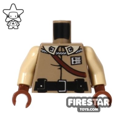 LEGO Mini Figure Torso - Star Wars - General Calrissian DARK TAN