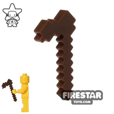 BrickTactical - Minecraft Hoe - Dark Brown