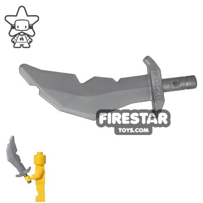 LEGO - Scimitar Sword - Flat Silver FLAT SILVER