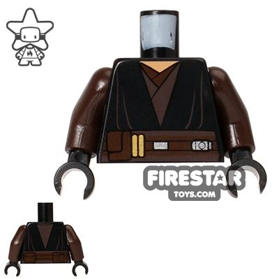 LEGO Mini Figure Torso - Star Wars - Anakin Jedi Robe BLACK