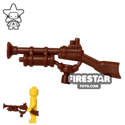 BrickWarriors - Steampunk Rifle - Brown REDDISH BROWN