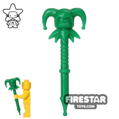 BrickWarriors - Jester Staff - Green GREEN