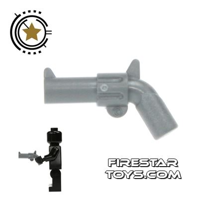 LEGO Gun - Pistol Revolver - Dark Blueish Gray