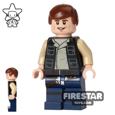 LEGO Star Wars Mini Figure - Han Solo - Vest with Pockets