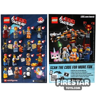 LEGO - The LEGO Movie Minifigures Collectable Leaflet