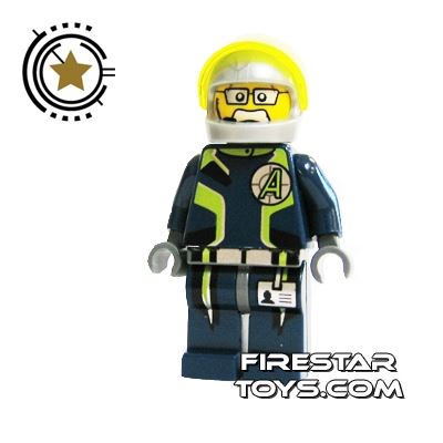 LEGO Agent Mini Figure -  Agent Fuse - Helmet 