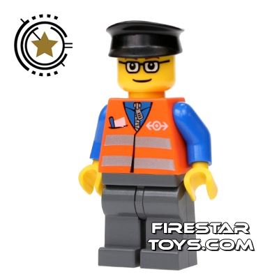 LEGO City Mini Figure - Train Worker 