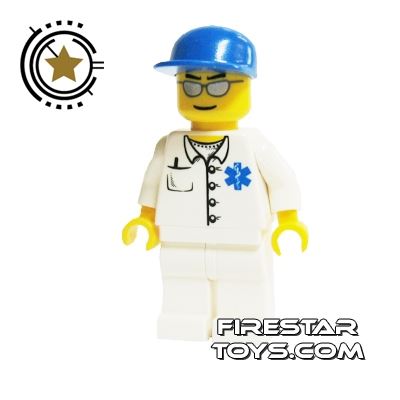 LEGO City Mini Figure - Doctor - Blue Cap 
