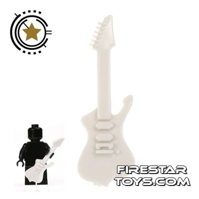 Amazing Armory - White Electric Guitar 3 WHITE
