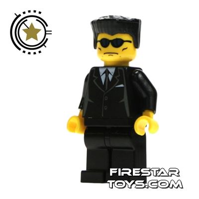 Custom Design Mini Figure - X-Files Secret FBI Agent 